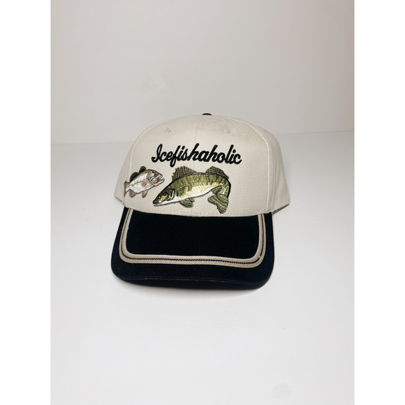 Headshots Other - Icefishaholic Fishing Embroidered Adjustable Cap Hat